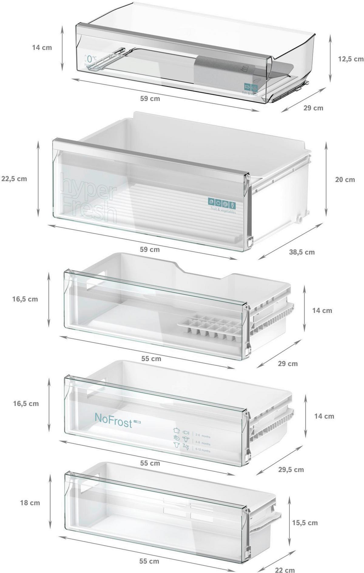 Kühl-Gefrier-Kombination KB96NVFE1 - Weiß, MODERN, Metall (70,8/193,5/54,8cm) - Siemens