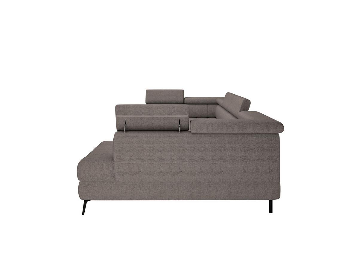 Sarokkanapé Ágyfunkcióval Look - taupe, Modern, textil/fa (343/82-100/195cm) - Mömax