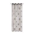 Perdea Cu Inele Tip Capsă Circle - maro, Modern, textil (140/245cm) - Premium Living Perdea Cu Inele Tip Capsă Circle - maro, Modern, textil (140/245cm) - Premium Living