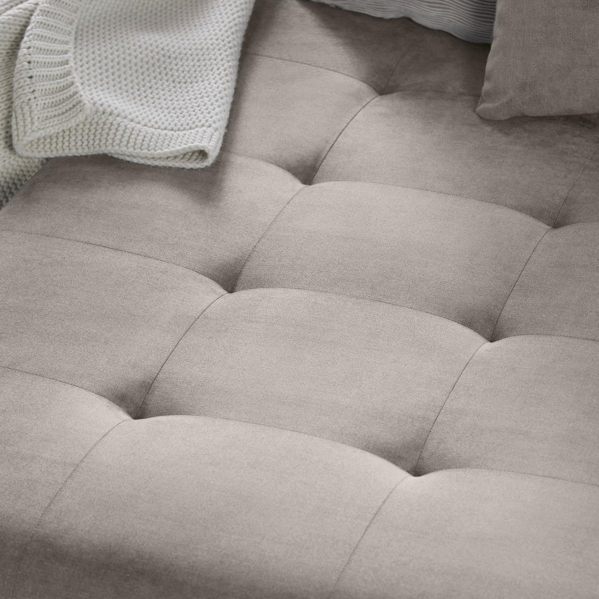 Wohnlandschaft Enrico Silberfarben - Chromfarben/Silberfarben, KONVENTIONELL, Kunststoff/Textil (303/88/185cm) - Mömax