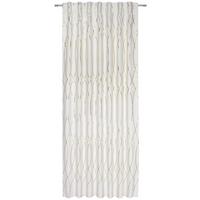 Zatemnitvena Zavesa Glamour - zlate barve/bela, Trendi, tekstil (140/245cm) - Modern Living