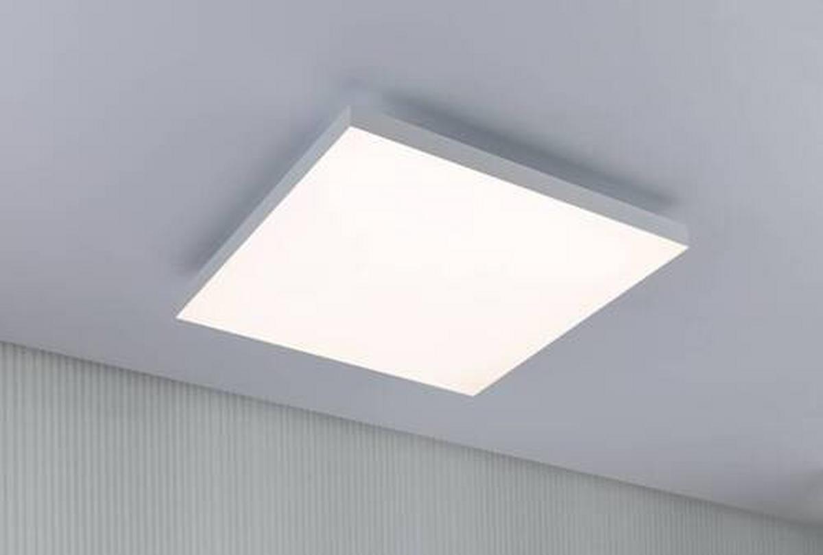 LED-Paneel Velora Rainbow in Weiß max. 19 Watt - Weiß, Basics, Metall (45/45/6,4cm) - Paulmann