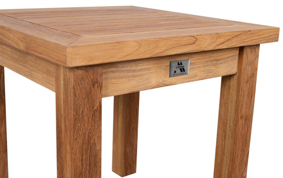 Gartenbeistelltisch Janus Holz - Braun, Basics, Holz (45/45/45cm)