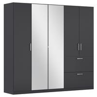 DULAP USI ROTATIVE PADUA - gri, Modern, material pe bază de lemn (225/210/54cm) - Modern Living