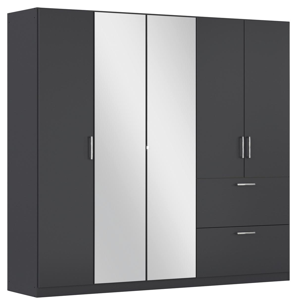 DULAP USI ROTATIVE PADUA - gri, Modern, material pe bază de lemn (225/210/54cm) - Modern Living