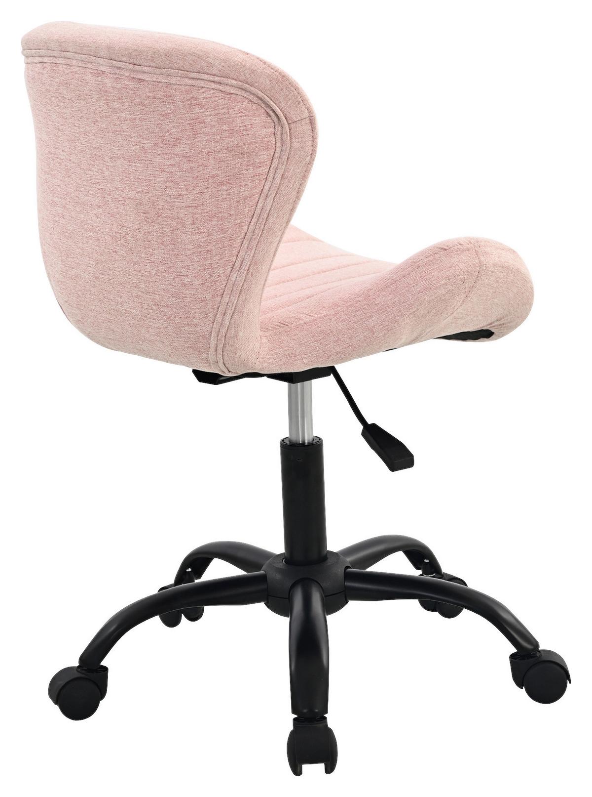 Klara 2 Uredska Stolica - pink/crna, Trend, metal/tekstil (58/84/56cm) - Modern Living