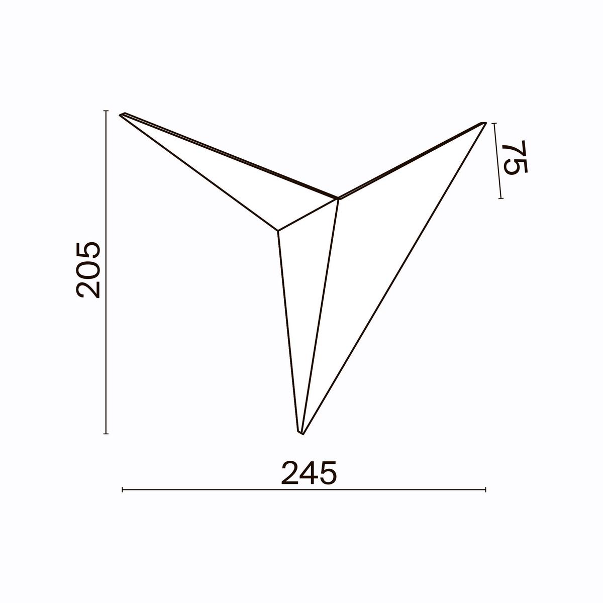 WANDLEUCHTE TRAME - Schwarz, Trend, Metall (7,5/20,5/24,8cm) - MAYTONI