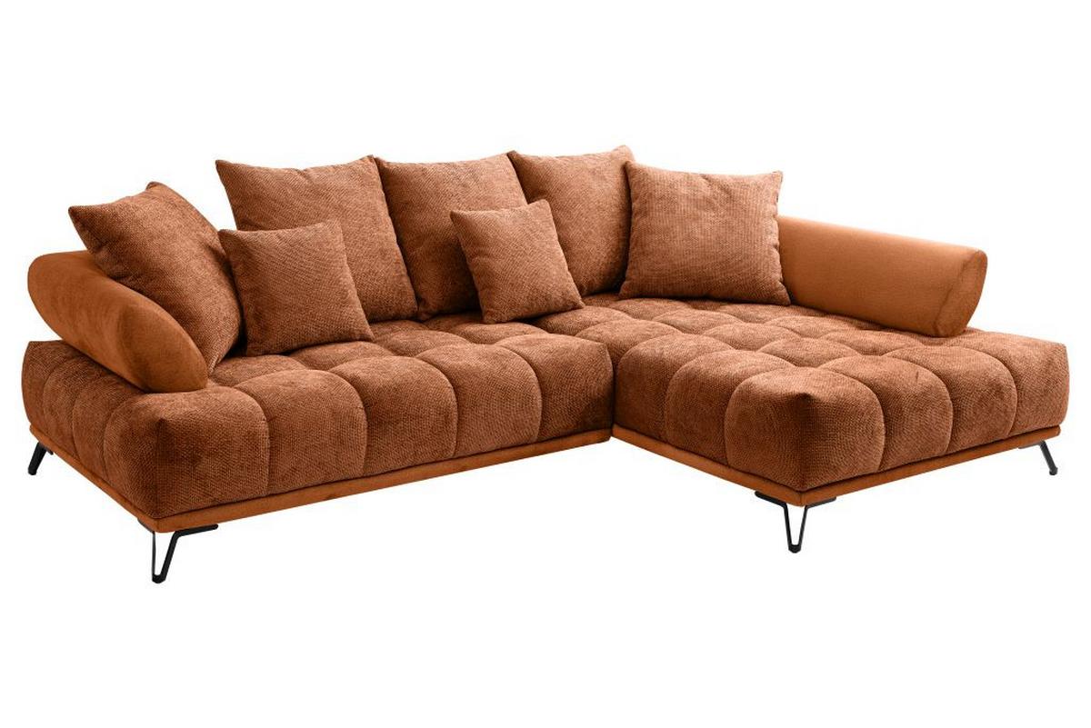 Coltar LARGO N - arămiu, Modern, textil (262/184cm) - Modern Living