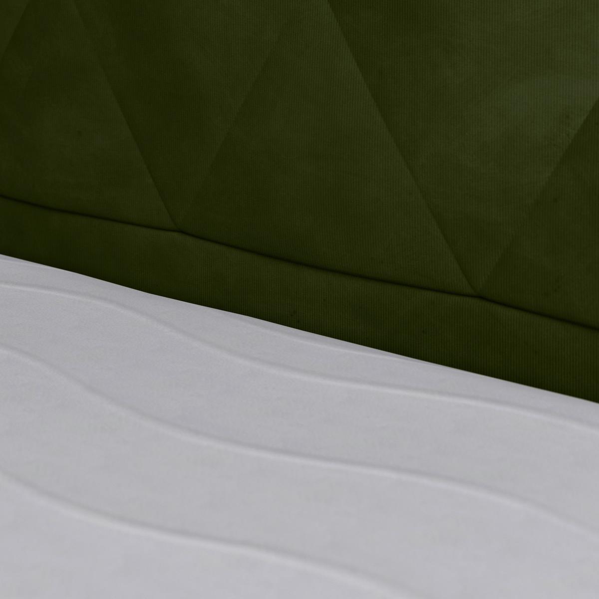 Boxspringbett Porto ca. 180x200 cm Grün - Grün, MODERN, Holz/Kunststoff (180/200cm) - MID.YOU