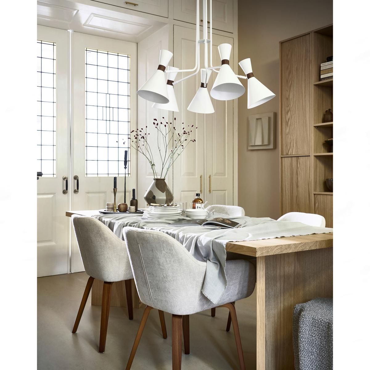 Armlehnstuhl-Set Base Sandfarben B: 58cm - Sandfarben/Braun, MODERN, Textil/Metall (58/80/58cm) - Livetastic