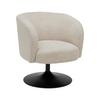 SNURRSTOL GIRO -TREND- - beige/svart, Modern, metall/textil (67/68/73cm) - Premium Living