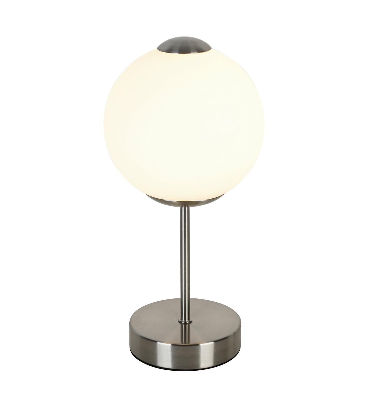 Namizna Led-svetilka Zuri - barve niklja/črna, Romantika, kovina/umetna masa (15/30cm) - Mömax