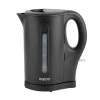 Wasserkocher Sio Schwarz max. 1850-2200 Watt - Schwarz, KONVENTIONELL, Kunststoff/Metall (21,9/23,9/13,55cm) - Insido
