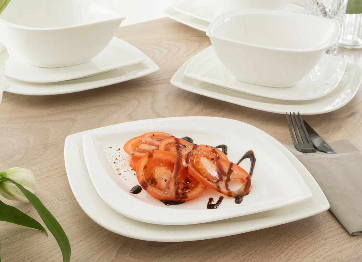 Jedilni Servis Melbourne Creme, 12-Delni - bela, Basics, keramika - Creatable