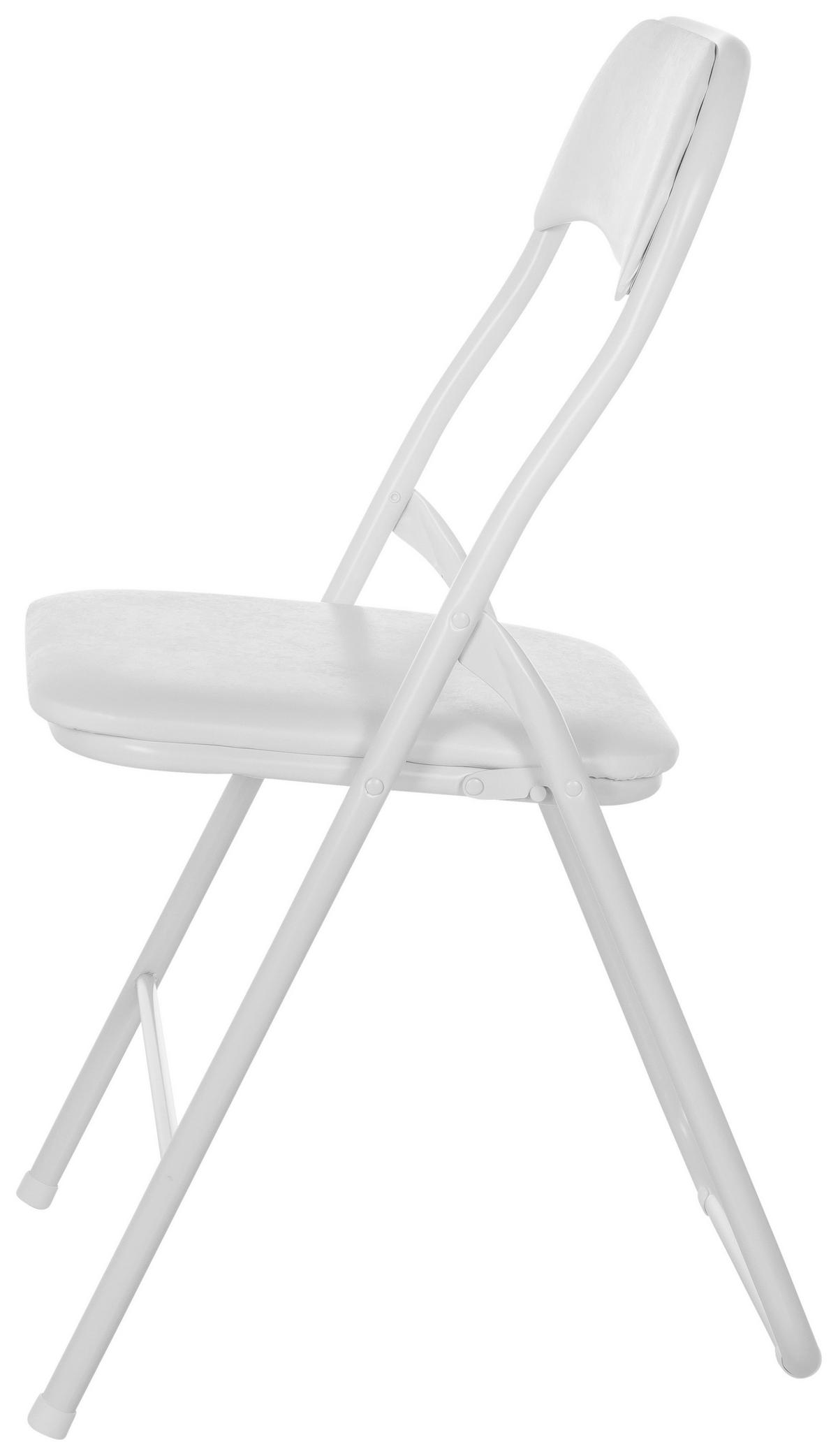 Zložljiv Stol Tudela Basic, Bela - bela, Moderno, kovina (44/81/48cm) - MID.YOU