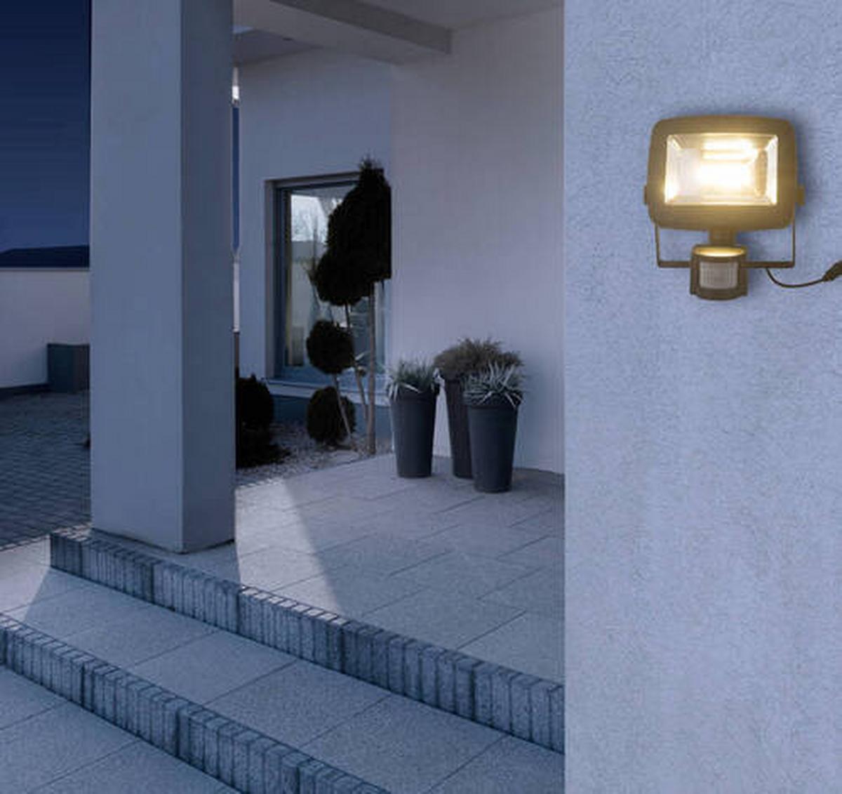 Solarleuchte Strahler Klar/Schwarz max. 3 Watt - Klar/Schwarz, Basics, Kunststoff (16,3/12,5/18cm) - Globo