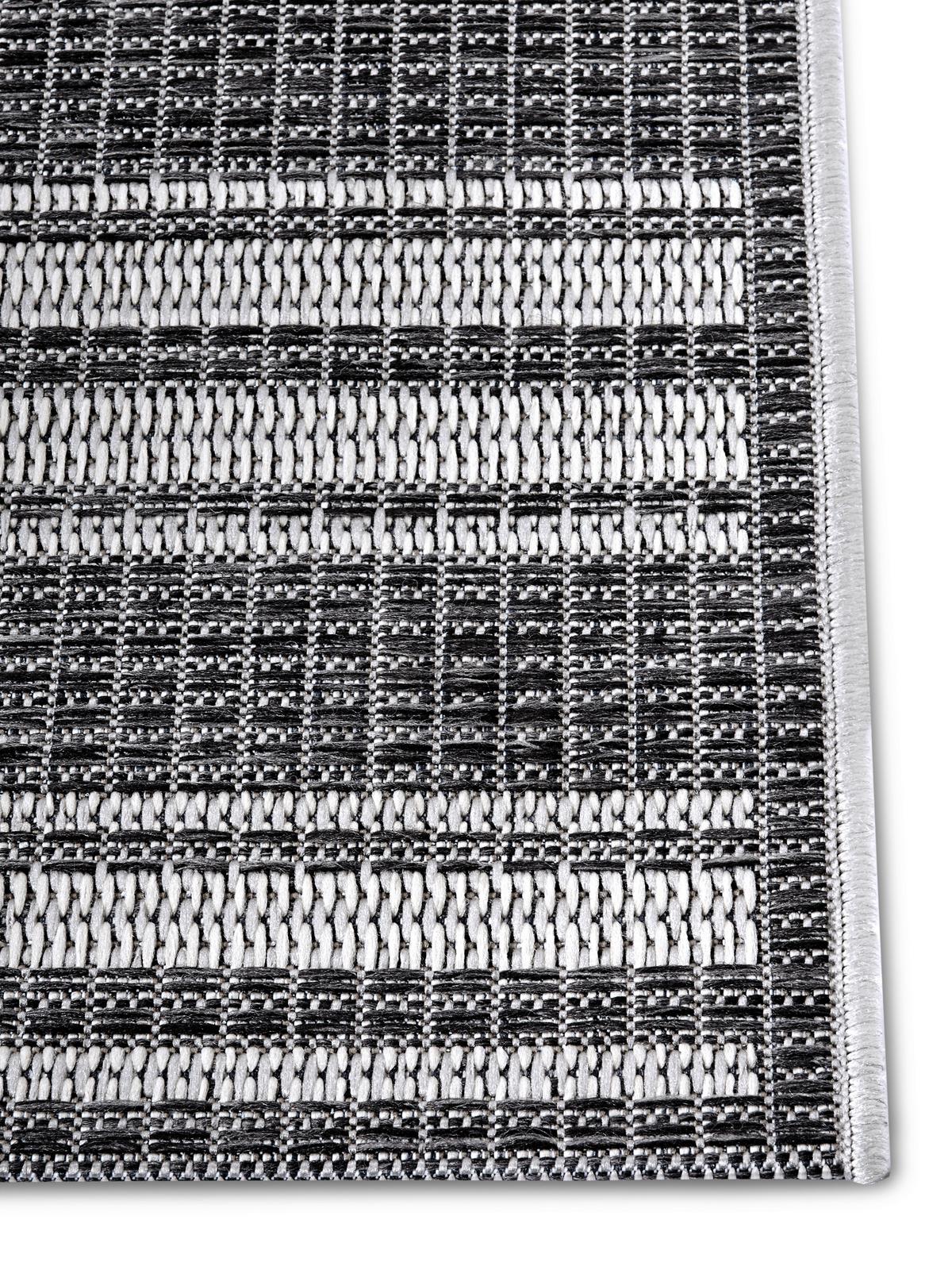 Outdoorteppich Temu Grau/Beige ca. 63x120cm - Beige/Grau, Design, Kunststoff (63/120cm)