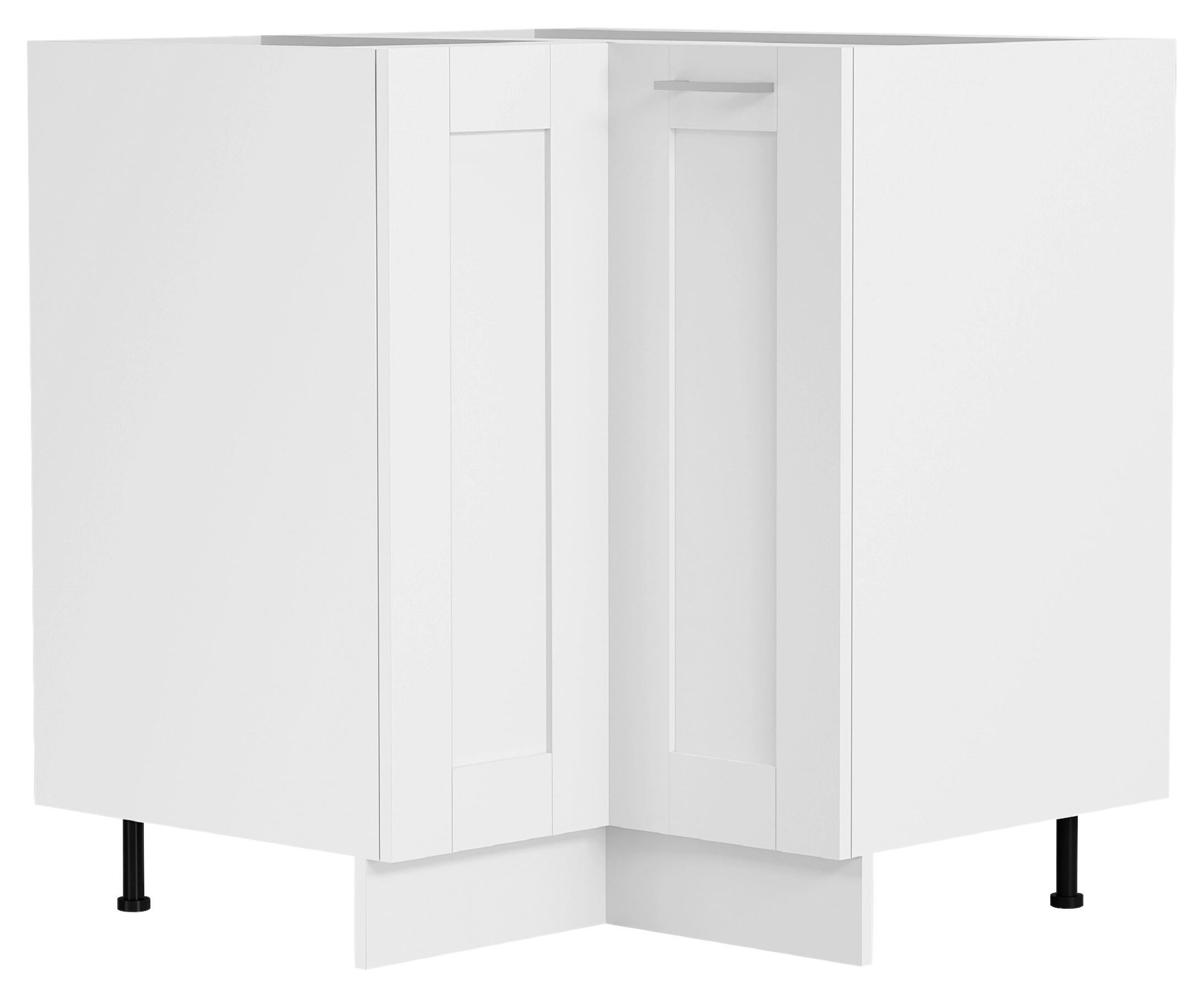 Eckunterschrank Colura - Weiss, Trend, Holzwerkstoff/Kunststoff (76/82/76cm) - MID.YOU