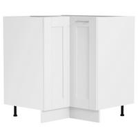 Eckunterschrank Colura - Weiss, Trend, Holzwerkstoff/Kunststoff (76/82/76cm) - MID.YOU