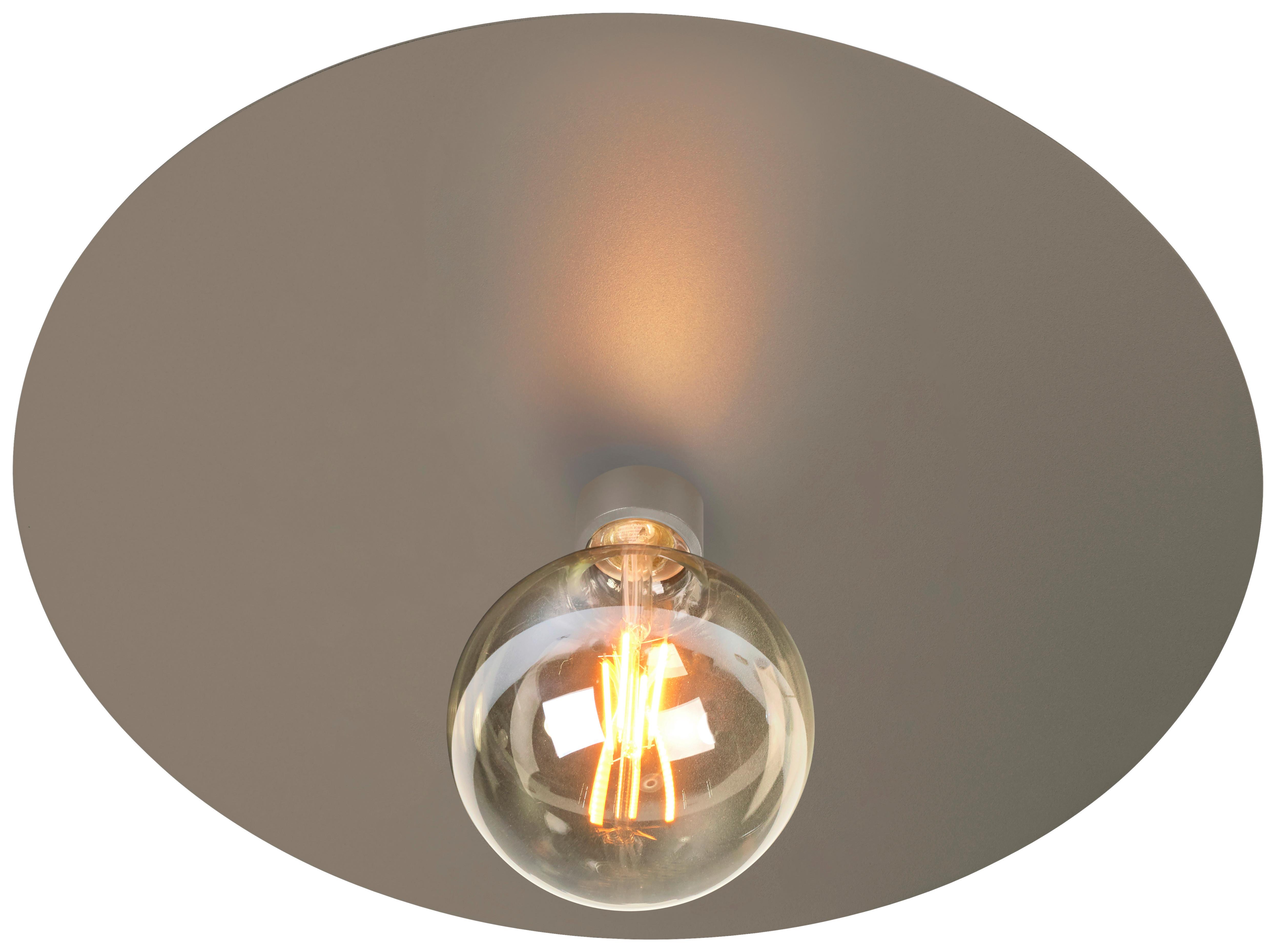 LAMPA SUFITOWA 18680299 CHIO - taupe, Basics, metal (34/6,5cm) - BOPP
