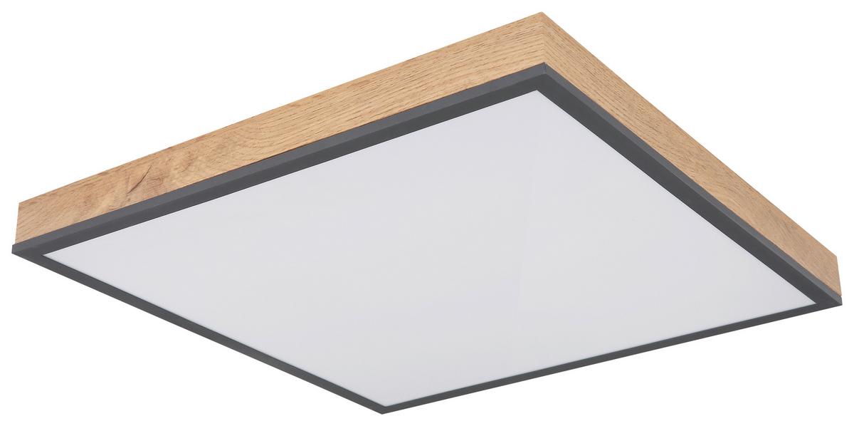 Led Svjetiljka Stropna 416080wd2-Cct Doro - boje grafita/opalna, Basics, metal/plastika (45/45/7,6cm) - Globo
