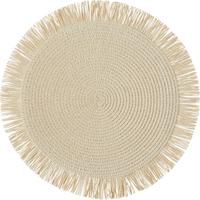 Suport farfurie Anouk - bej/negru, Modern, hârtie (38cm)