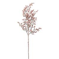 Kunstpflanze Beerenzweig I Mauve - Mauve/Naturfarben, Basics, Kunststoff (70cm) - Mömax