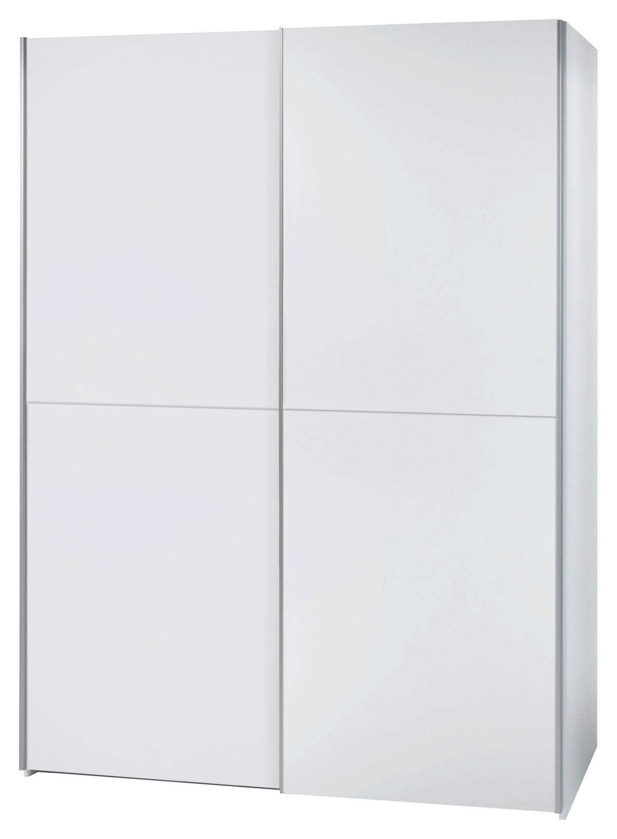 Ormar S Kliznim Vratima Starter - bijela/boje hrasta, Design, drvni materijal/metal (170/195/59cm) - P & B