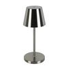 PORTABEL LAMPA MUSI - vit/nickelfärgad, Modern, metall/plast (12/30cm) - Mömax