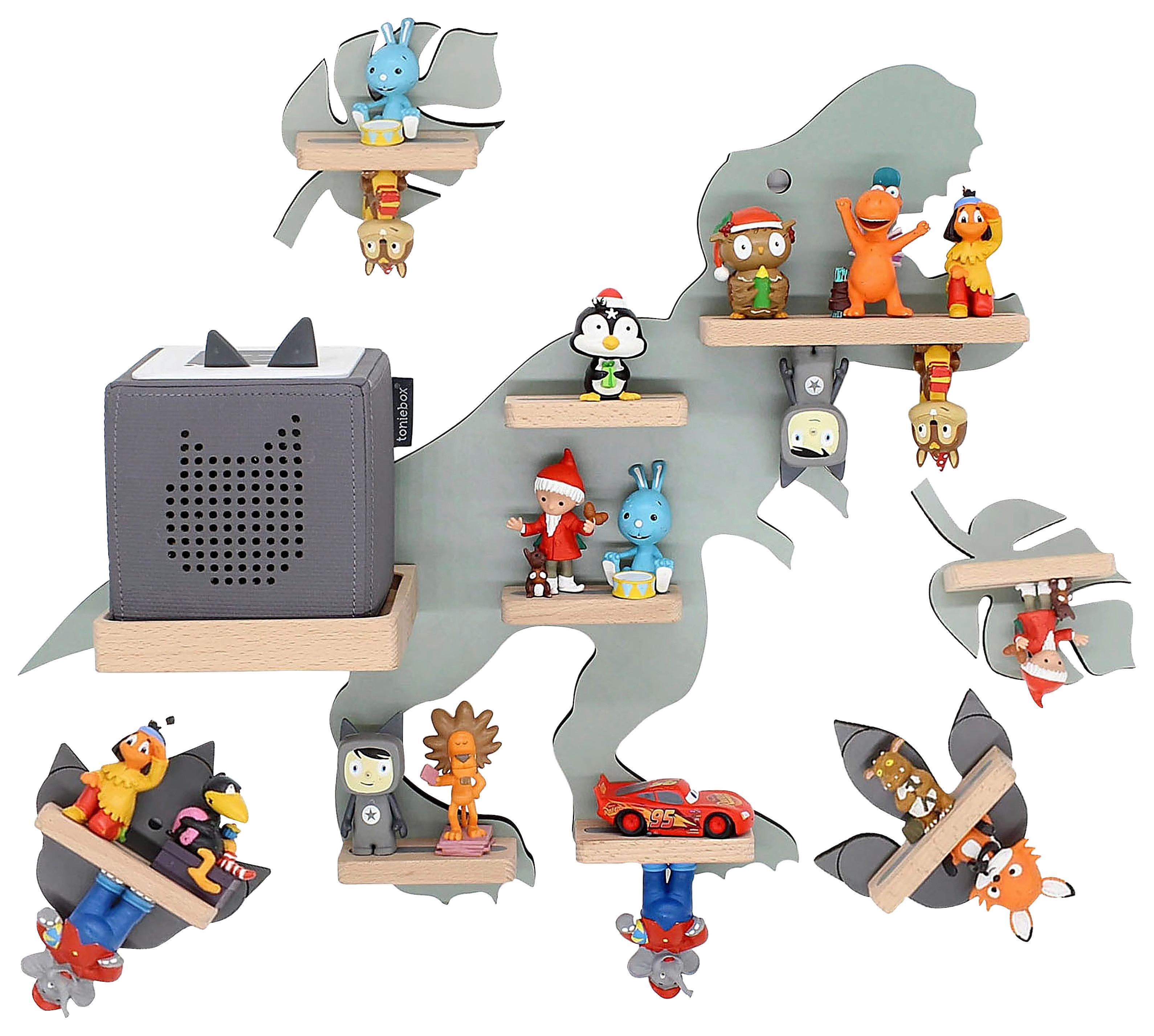 Otroška Polica Boarti, Zelena - zelena, Moderno, leseni material (52/44/19cm) - MID.YOU