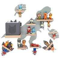 Otroška Polica Boarti, Zelena - zelena, Moderno, leseni material (52/44/19cm) - MID.YOU