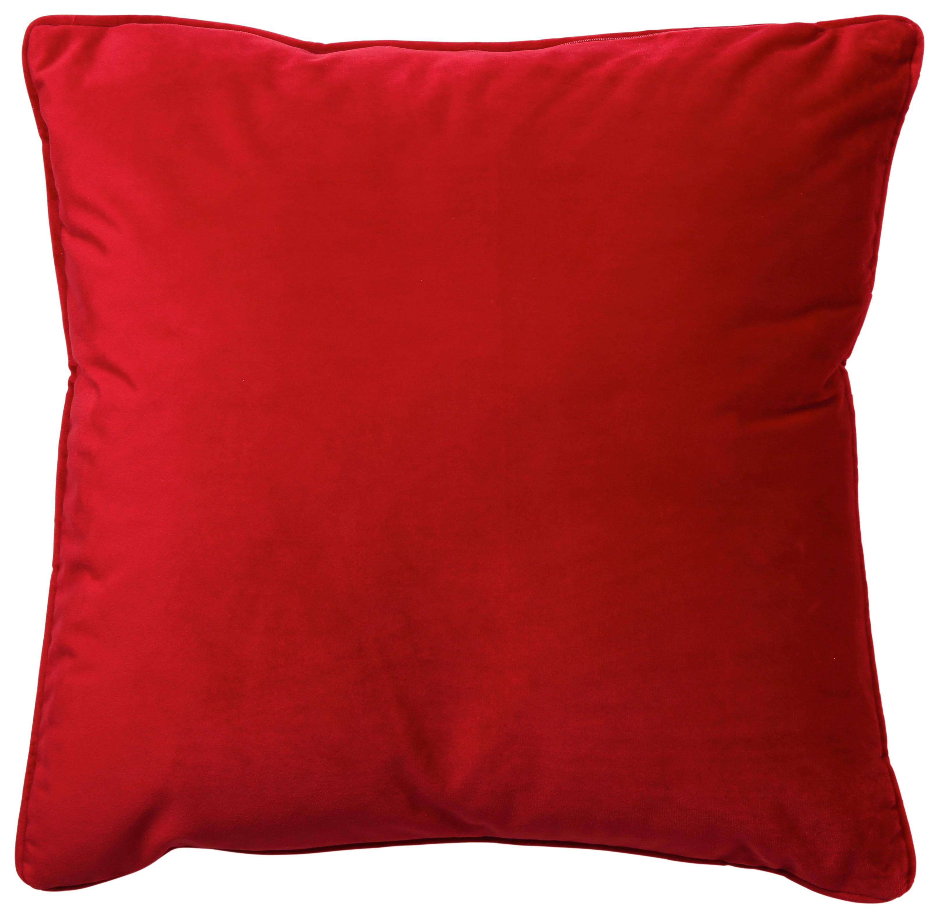 Okrasna Blazina Viola - rdeča, Konvencionalno, tekstil (45/45cm) - Premium Living