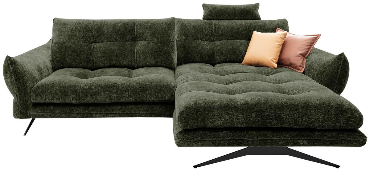 Coltar BAXTER - gri, Modern, textil (280/68-87/177cm) - Premium Living