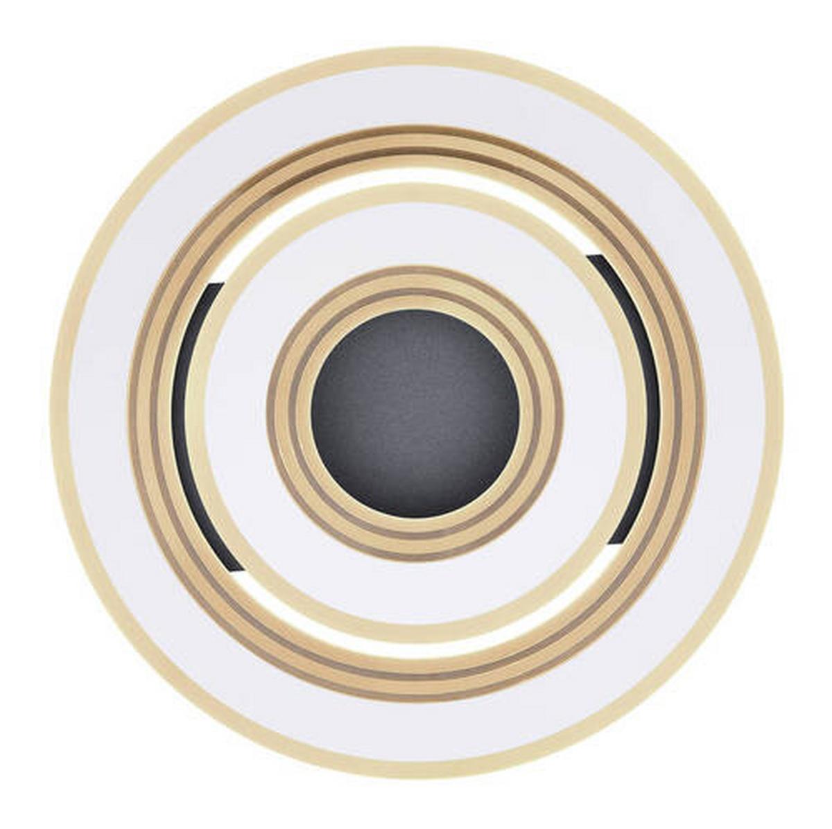 Led Stropna Svjetiljka Jack - bijela/crna, Design, metal/plastika (50/11,5cm) - Globo