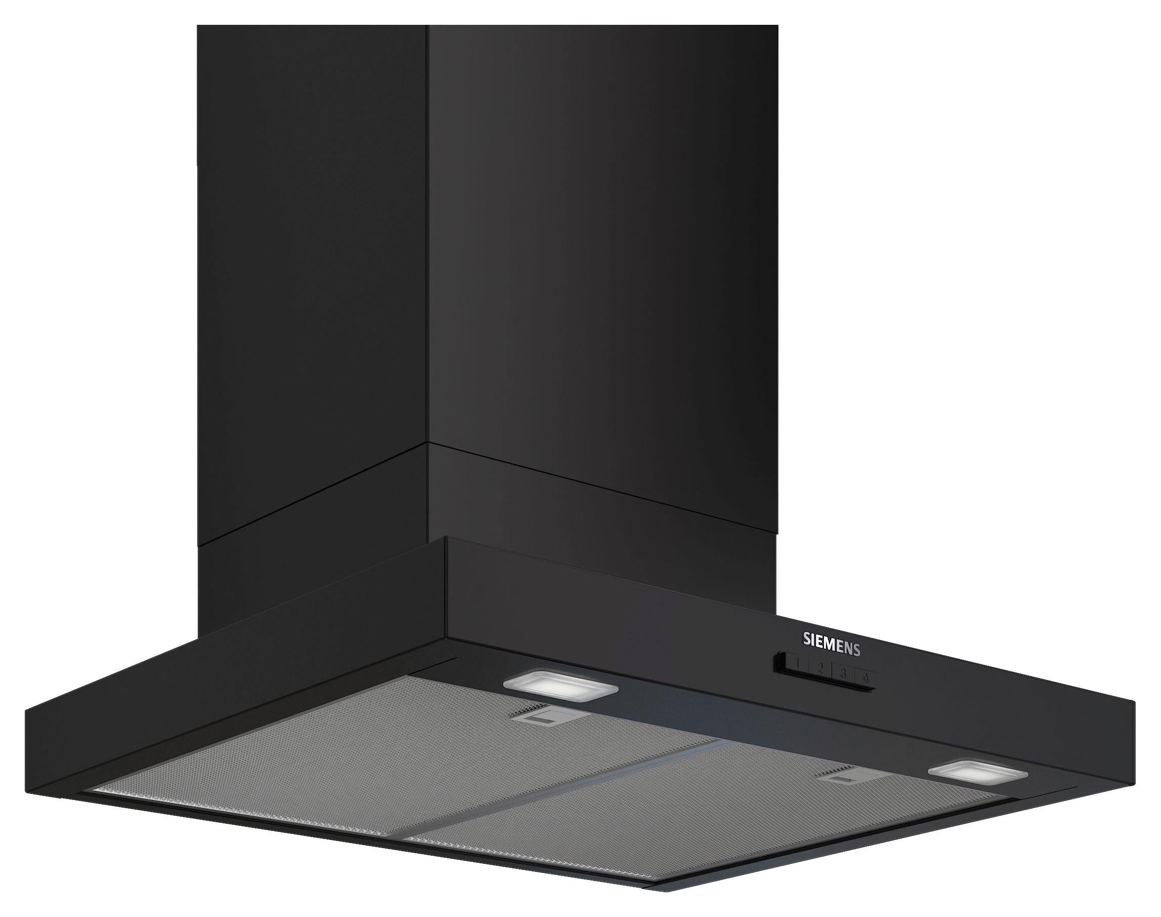 Dunstabzugshaube LC65BCC60 Schwarz - Schwarz, MODERN, Metall (59,8/80,3-94,3/50cm) - Siemens