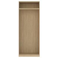 Carcasă șifonier UNIT - culoare lemn stejar, Modern, material pe bază de lemn (91,1/242,2/56,5cm) - Ondega