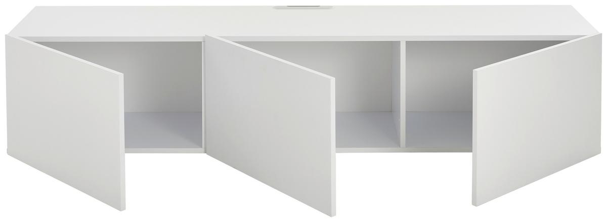 KOMODA NISKA NEWNIQ - biały, Design, materiał drewnopochodny (180/36,7/42cm) - Hom`in
