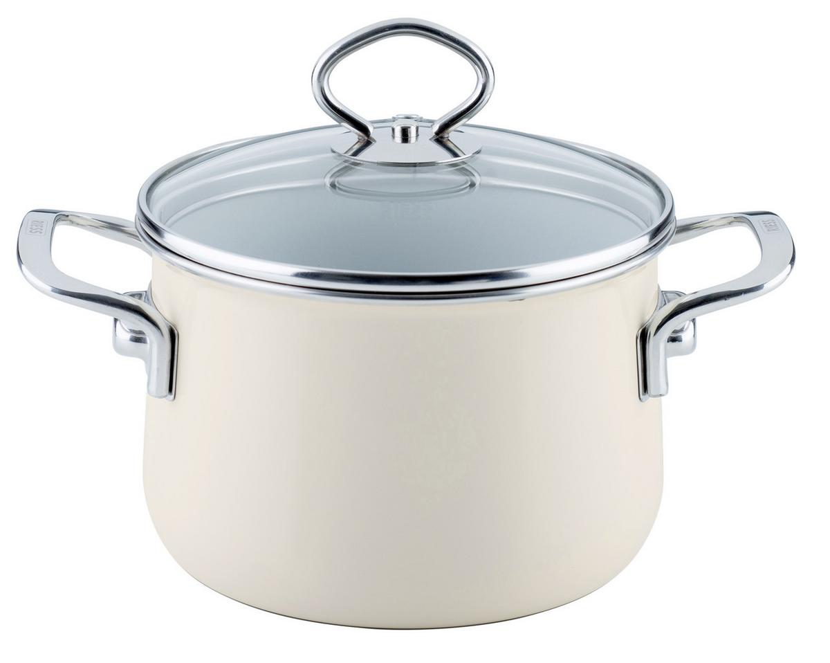 ZESTAW GARNKÓW AVORIO - beżowy, Basics, metal/szkło (48,5/28,5/24cm) - Riess