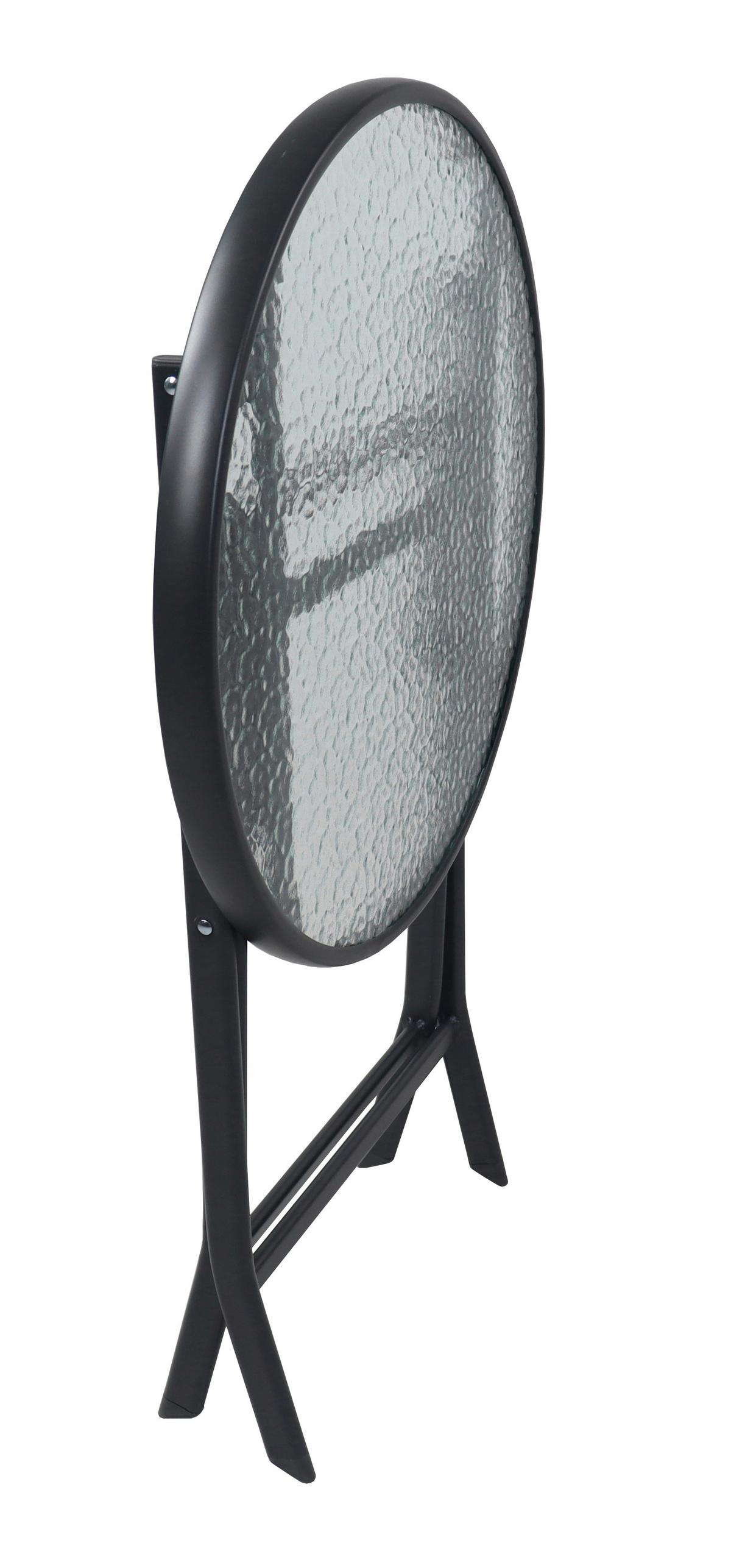 GARTENTISCH SONLAS L 920588 Ø55CM - Anthrazit, Modern, Glas/Metall (55/70cm) - MID.YOU