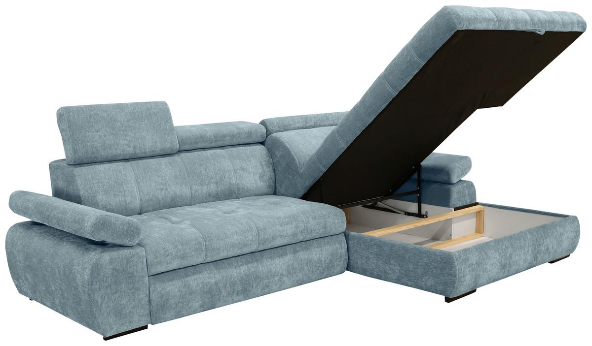 Kutna Garnitura Vegas - boje mente/crna, Design, drvo/tekstil (294/173cm) - Modern Living