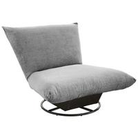 Relaxsessel Cremona Blau/Grau - Blau/Schwarz, Design, Textil/Metall (100/78/96cm) - Livetastic