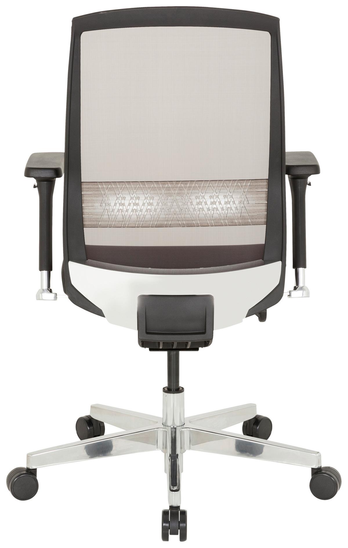 Vrtljivi Stol Fountaine, Črna - črna/barve aluminija, Moderno, kovina/umetna masa (69/112/66cm) - MID.YOU