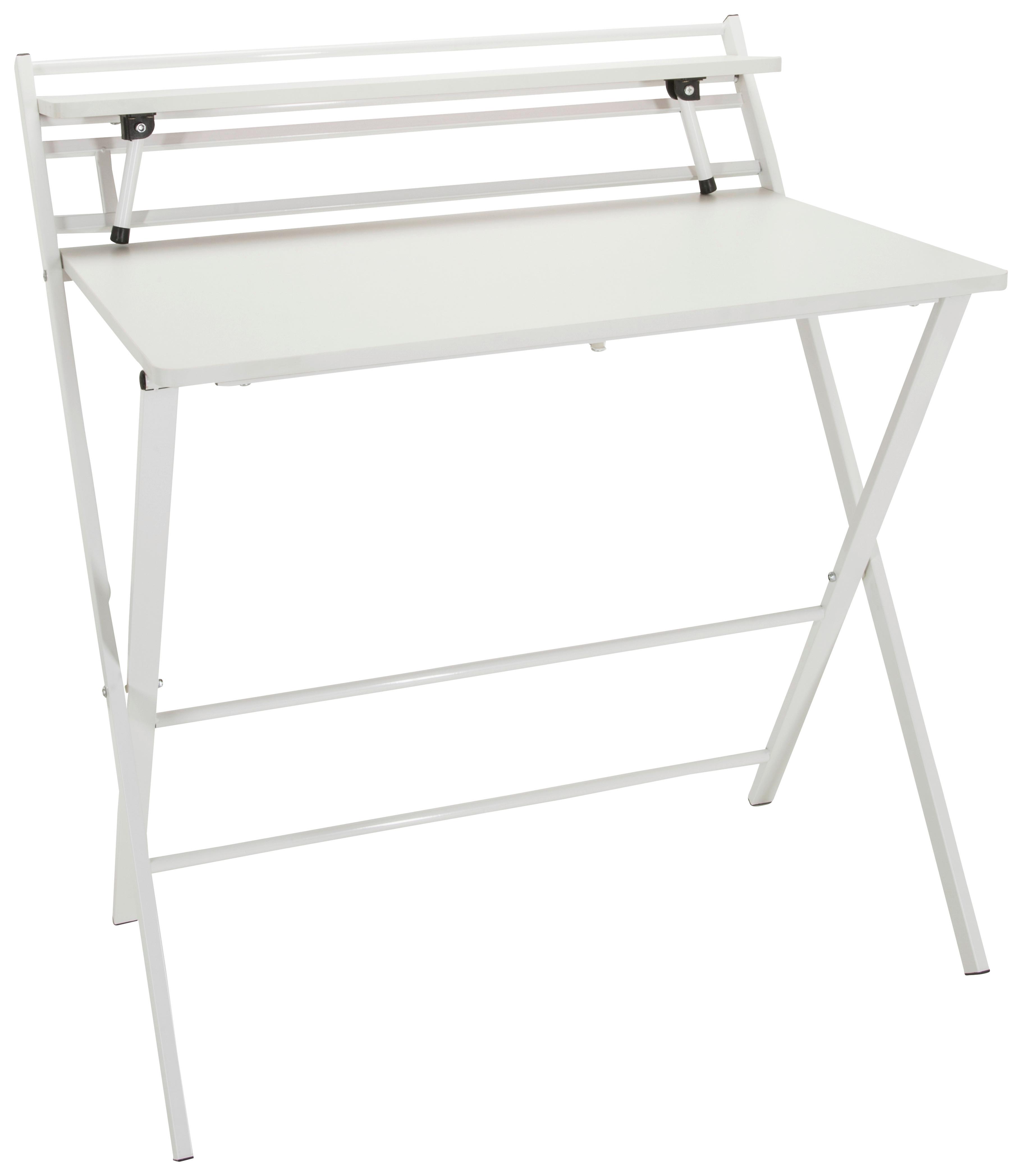 Pisalna Miza Easy Clap, Bela - bela, Basics, kovina/leseni material (84/60/92cm) - MID.YOU