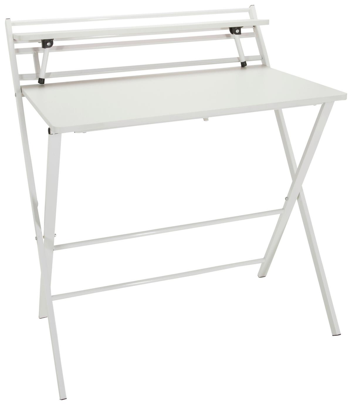Pisalna Miza Easy Clap, Bela - bela, Basics, kovina/leseni material (84/60/92cm) - MID.YOU