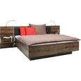 Cadru Pat Bellevue - culoare lemn stejar/negru, Lifestyle, plastic/compozit lemnos (208,7/304,6/96,5cm) Cadru Pat Bellevue - culoare lemn stejar/negru, Lifestyle, plastic/compozit lemnos (208,7/304,6/96,5cm)