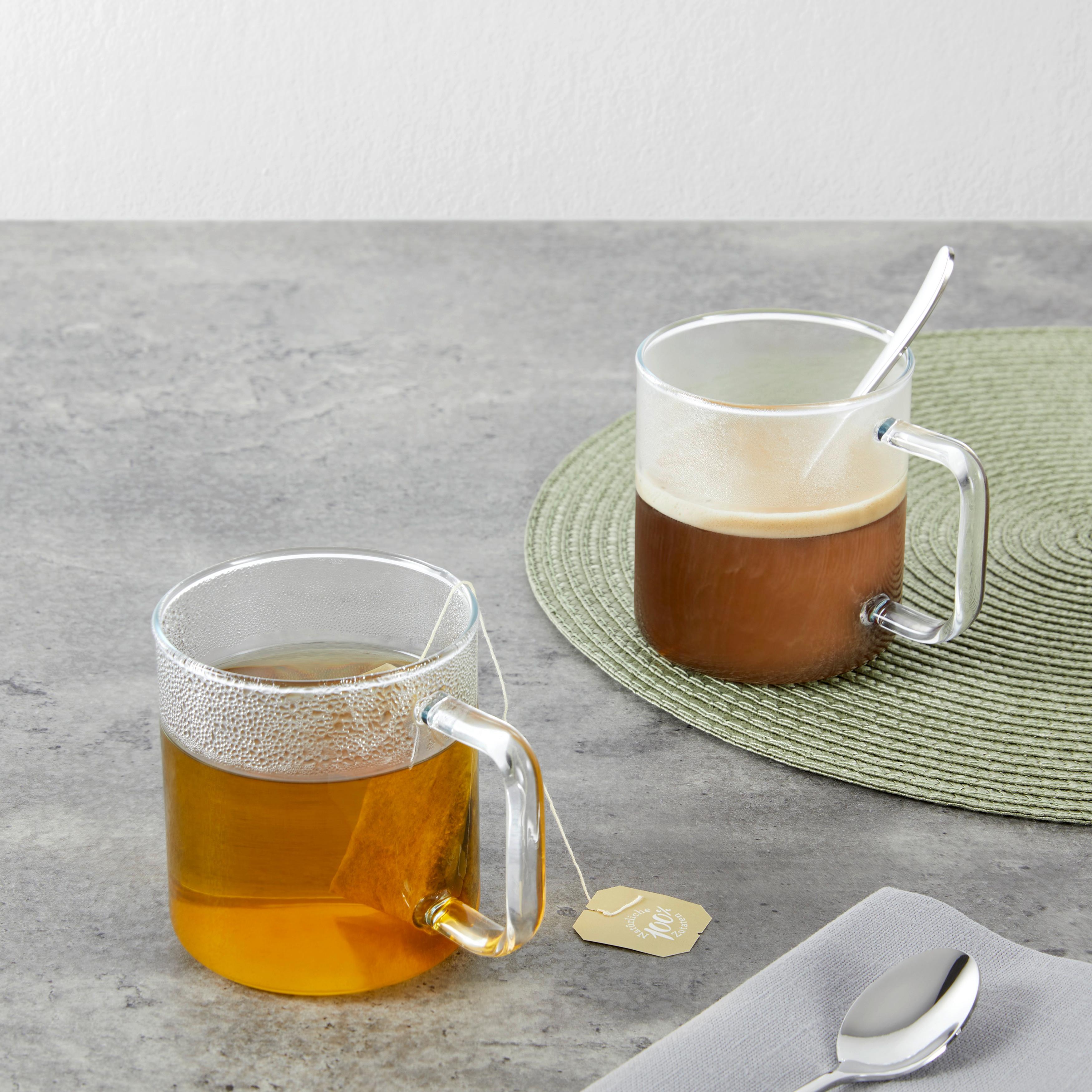 Teegläserset Tea&Coffee 2er Set ca. 300ml - Klar, Basics, Glas (0,3l) - Bohemia