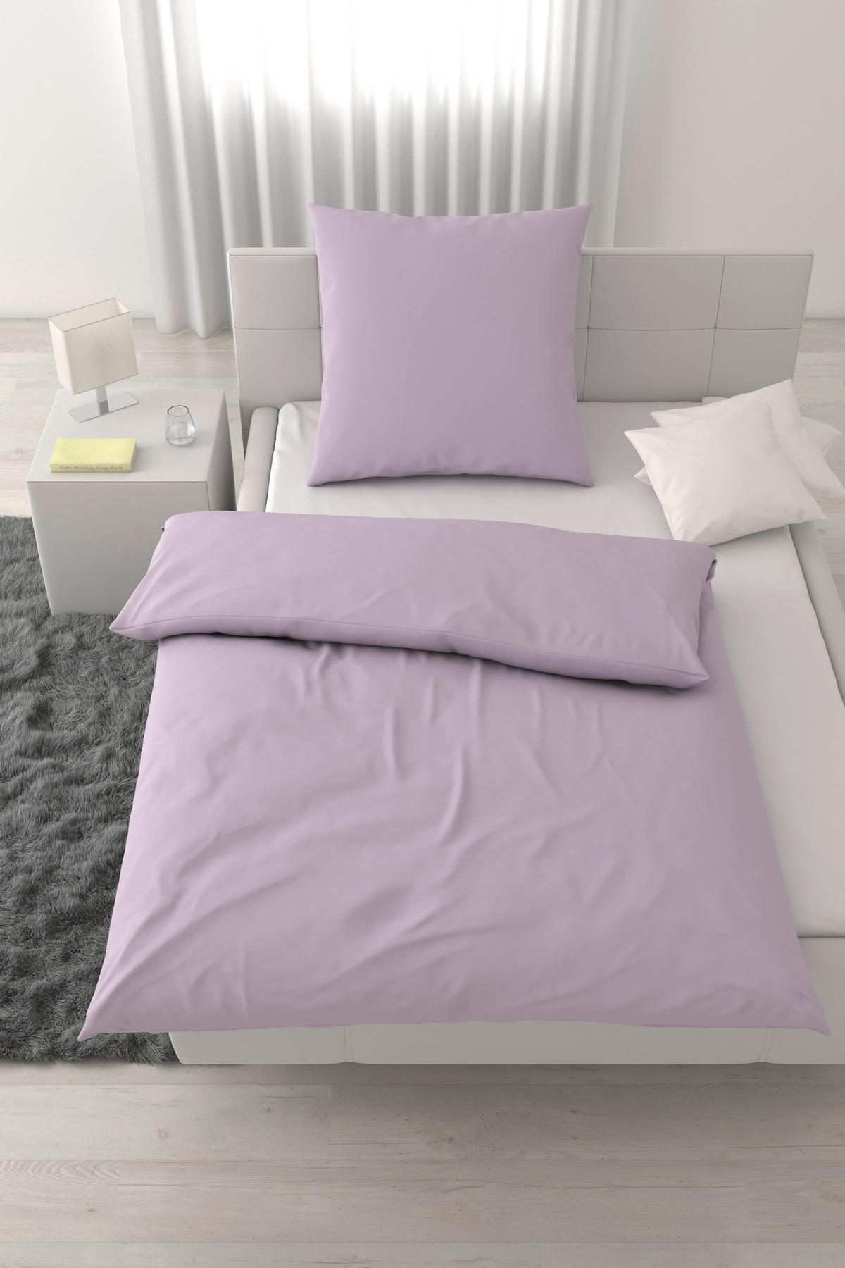 Bettwäsche Elena Lavendel ca. 135x200cm - MODERN, Textil (135/200cm) - Mömax