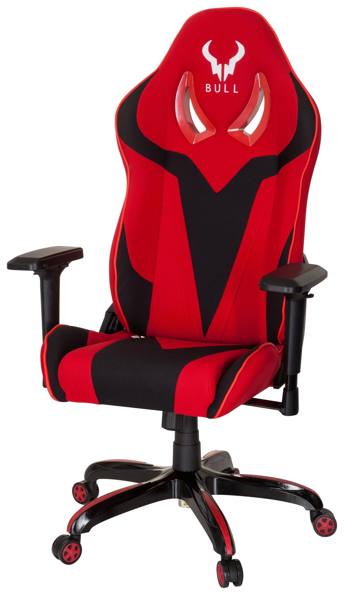 Gaming Stol Promoter Ii, Črna, Rdeča - rdeča/črna, Moderno, umetna masa/tekstil (74/133/67cm) - MID.YOU