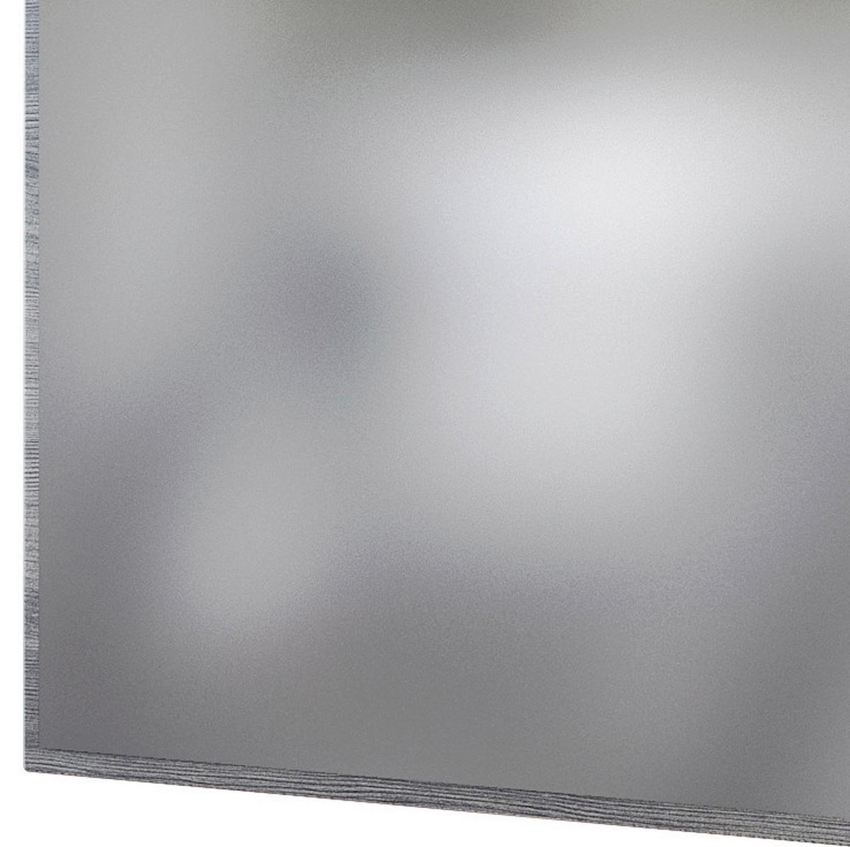 Badezimmerspiegel in Grau 'Arezzo' - Silbereichenfarben, Basics, Glas/Holzwerkstoff (60/64/2,5cm) - Held