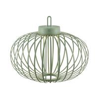 Akku-Tischleuchte Akuba Grün max. 1,5 Watt - Grün, Basics, Holz/Kunststoff (46/46/37cm)